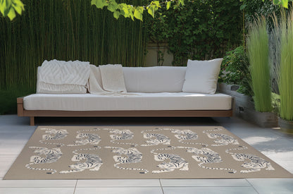 Hey Tiger Outdoor Rug By Christopher's Corner