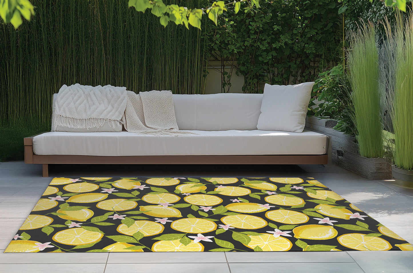 Lemons Outdoor Rug By Christopher's Corner