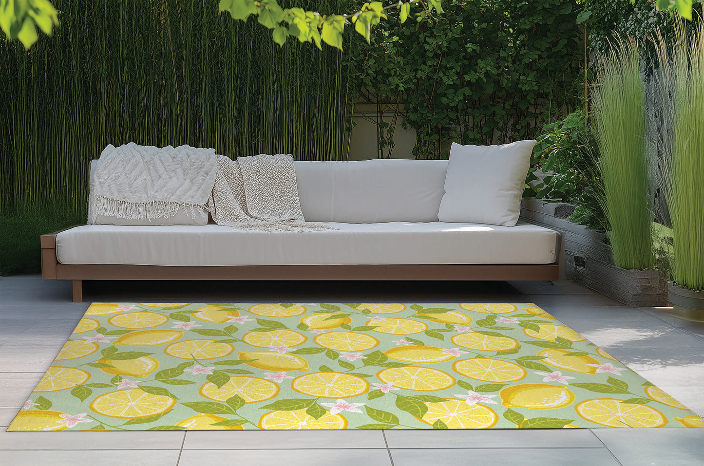 Lemons Outdoor Rug By Christopher's Corner