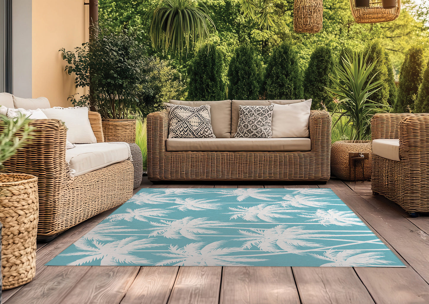 Palm Outdoor Rug By Christopher's Corner