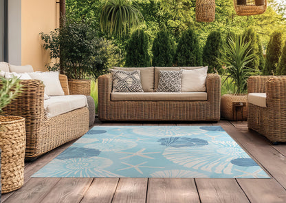 Starfish Outdoor Rug By Christopher's Corner