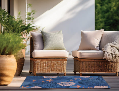 Starfish Outdoor Rug By Christopher's Corner