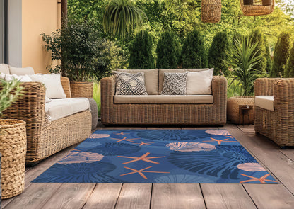 Starfish Outdoor Rug By Christopher's Corner