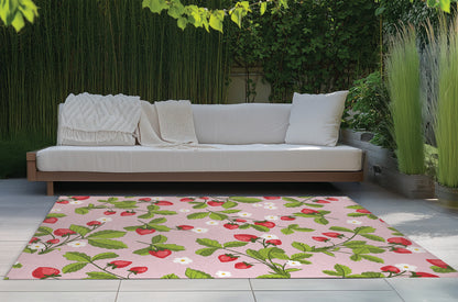 Strawberries Outdoor Rug By Christopher's Corner