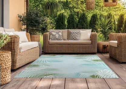 Waving Palm Outdoor Rug By Christopher's Corner