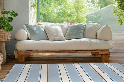 Cabana Stripe Outdoor Rug By Christopher's Corner