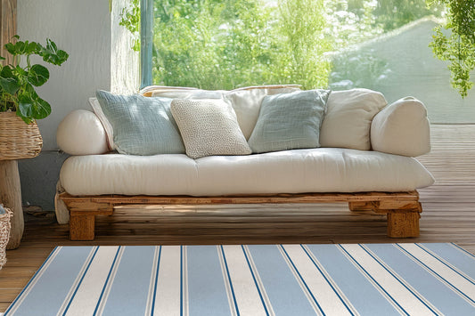 Cabana Stripe Outdoor Rug By Christopher's Corner
