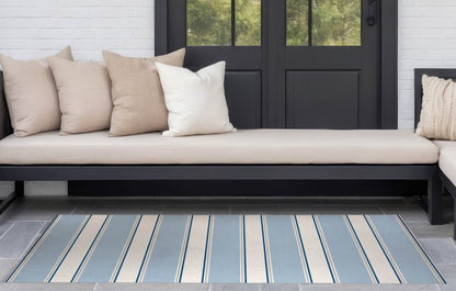 Cabana Stripe Outdoor Rug By Christopher's Corner