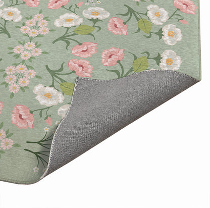 May flowers Outdoor Rug By Christopher's Corner