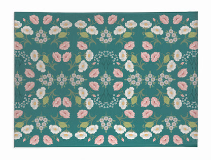May flowers Outdoor Rug By Christopher's Corner