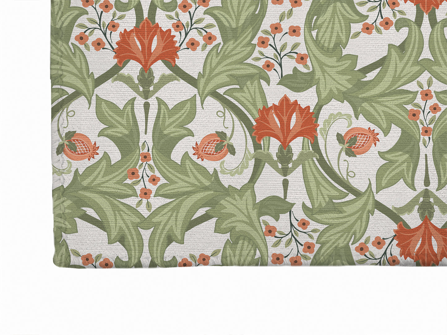Ogee Leaf Outdoor Rug By Christopher's Corner