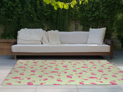 Summer Flamingo Outdoor Rug By Christopher's Corner
