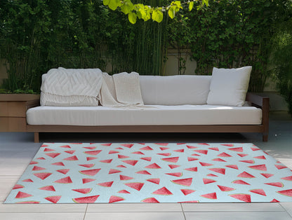 Summer Melon Outdoor Rug By Christopher's Corner