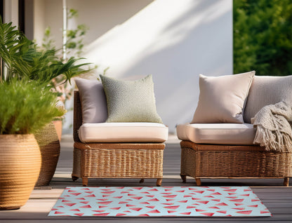 Summer Melon Outdoor Rug By Christopher's Corner