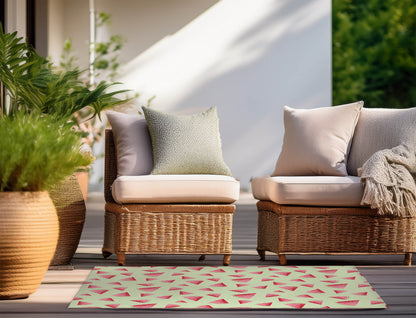 Summer Melon Outdoor Rug By Christopher's Corner