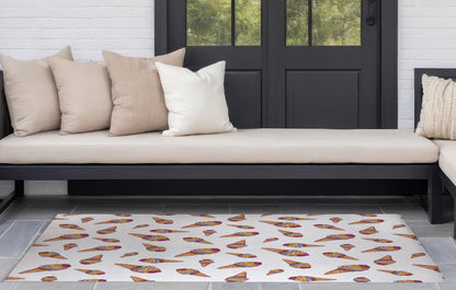 Summer Ice cream Outdoor Rug By Christopher's Corner