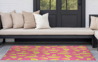 Summer Lemon Outdoor Rug By Christopher's Corner