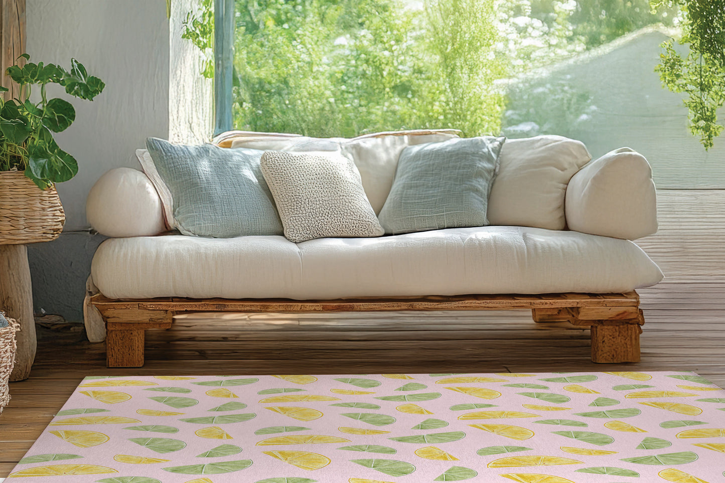 Summer Limes & Lemons Outdoor Rug By Christopher's Corner