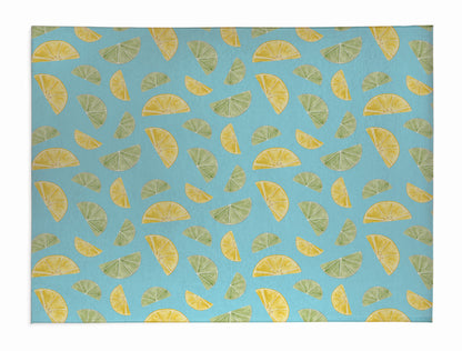 Summer Limes & Lemons Outdoor Rug By Christopher's Corner
