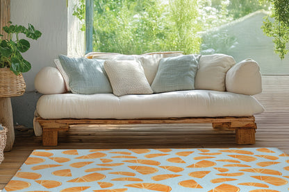 Summer Oranges Outdoor Rug By Christopher's Corner