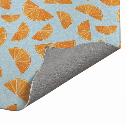 Summer Oranges Outdoor Rug By Christopher's Corner