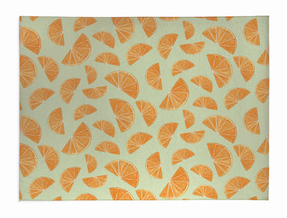 Summer Oranges Outdoor Rug By Christopher's Corner