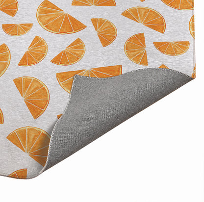 Summer Oranges Outdoor Rug By Christopher's Corner