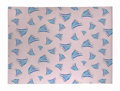 Summer Sailboats Outdoor Rug By Christopher's Corner