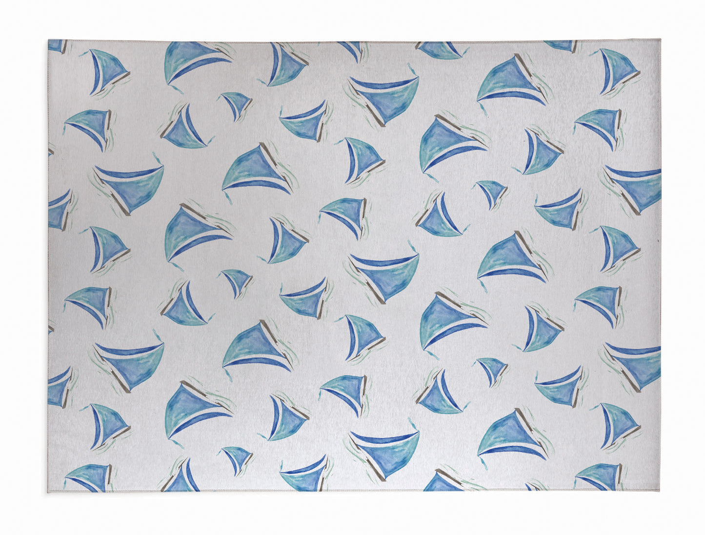 Summer Sailboats Outdoor Rug By Christopher's Corner