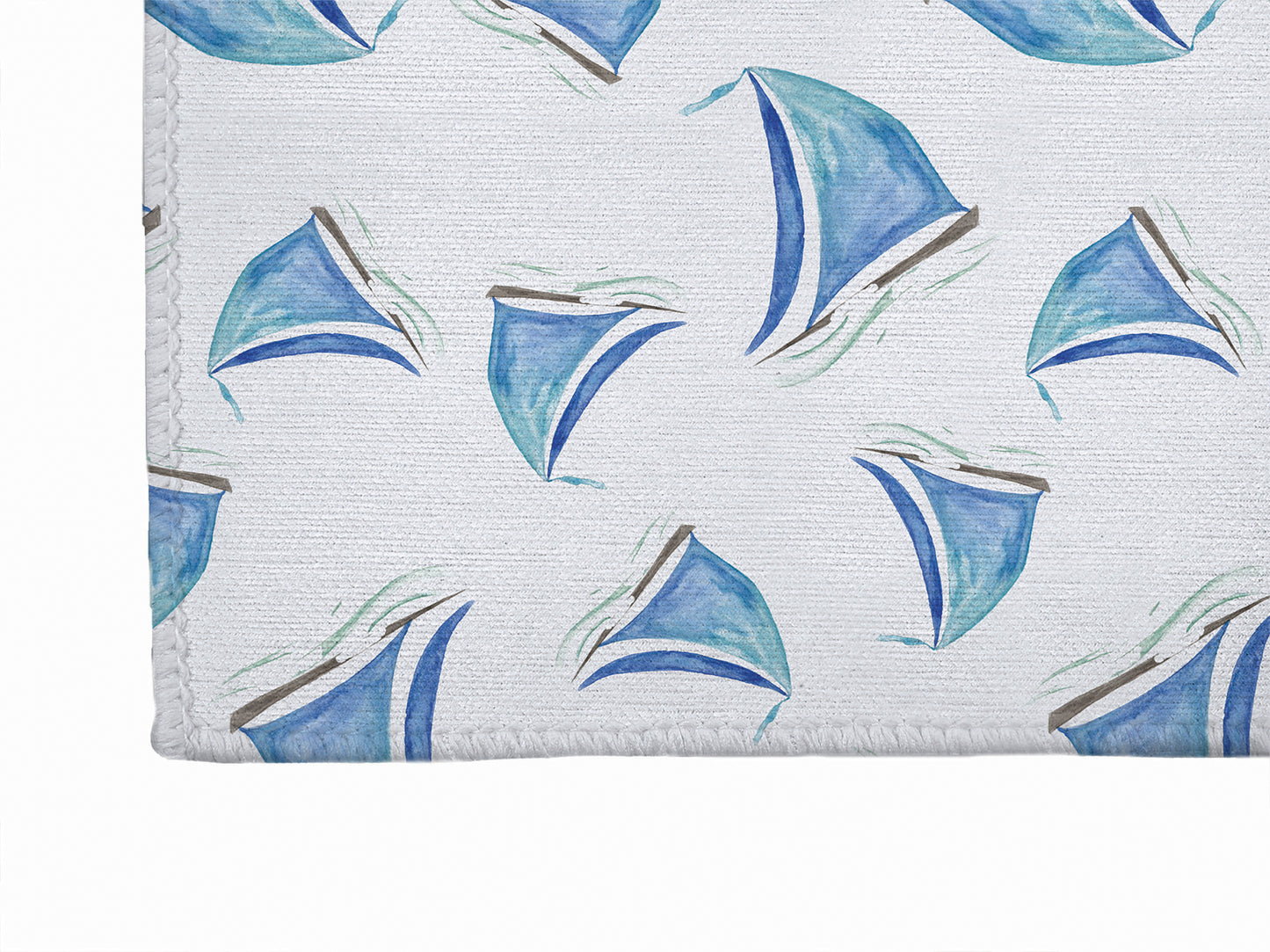 Summer Sailboats Outdoor Rug By Christopher's Corner