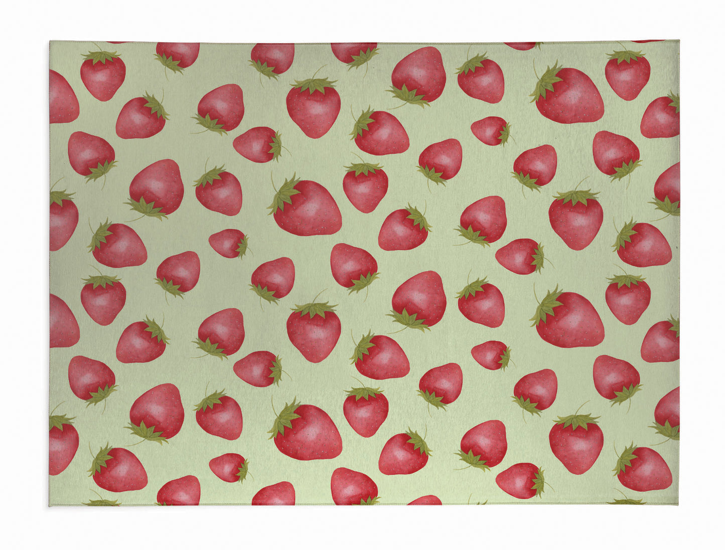 Summer Strawberries Outdoor Rug By Christopher's Corner