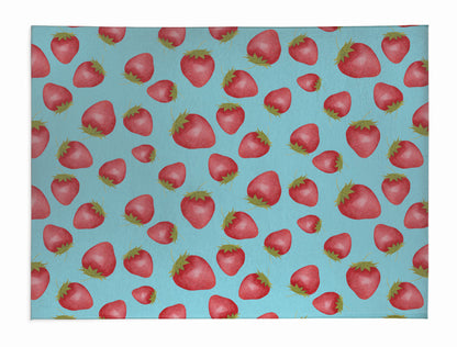 Summer Strawberries Outdoor Rug By Christopher's Corner