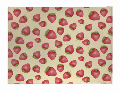 Summer Strawberries Outdoor Rug By Christopher's Corner