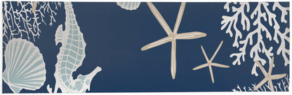 Coral & Seahorse Outdoor Rug By Christopher's Corner