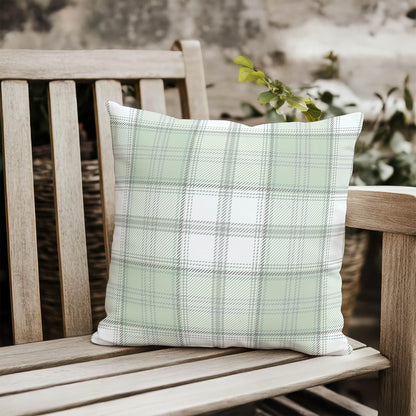 Bully Plaid Outdoor Pillow