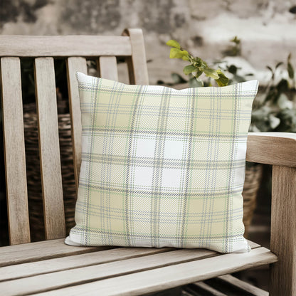 Bully Plaid Outdoor Pillow
