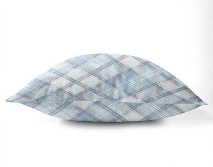 Diamond Plaid Outdoor Pillow