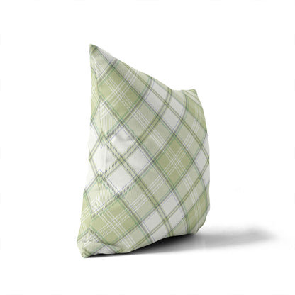 Diamond Plaid Outdoor Pillow