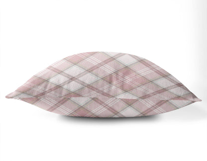 Diamond Plaid Outdoor Pillow