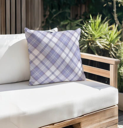 Diamond Plaid Outdoor Pillow