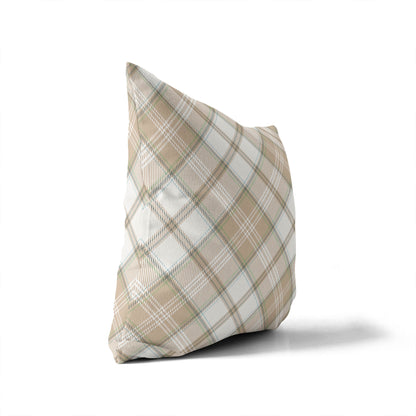 Diamond Plaid Outdoor Pillow