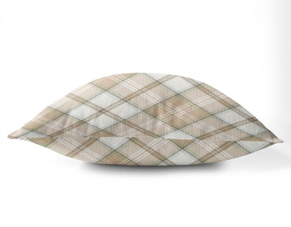 Diamond Plaid Outdoor Pillow