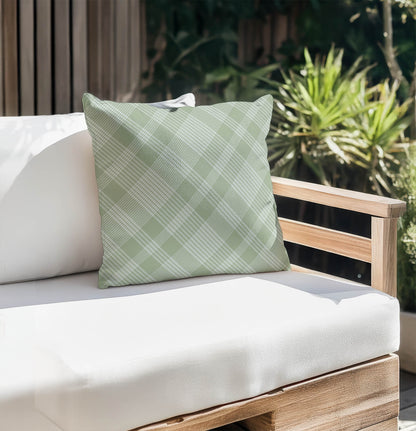 Lily Tartan Outdoor Pillow