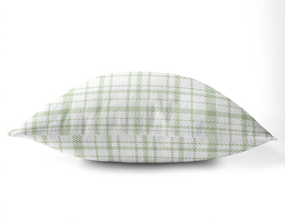 Liz Plaid Outdoor Pillow