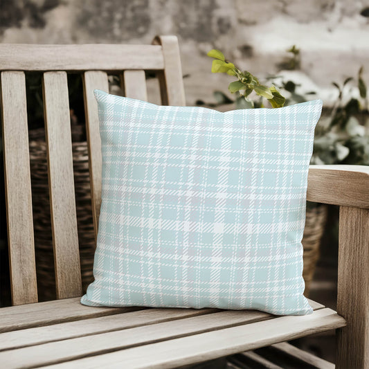 Rocky Tartan Outdoor Pillow