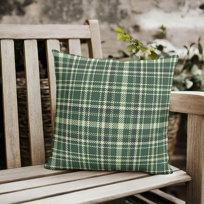 Rocky Tartan Outdoor Pillow