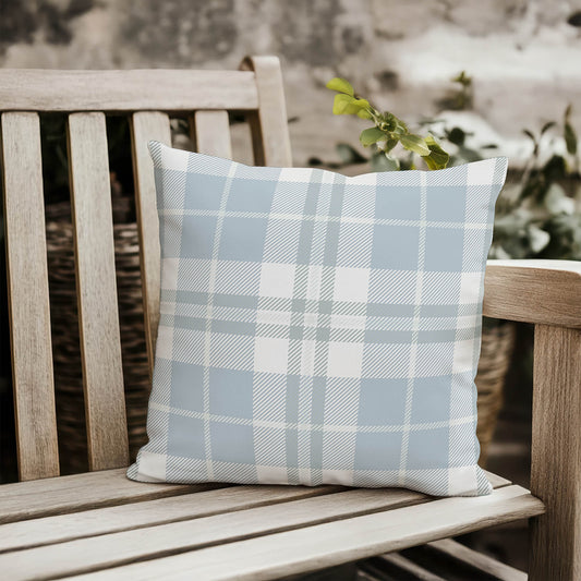 Tartan Block Outdoor Pillow