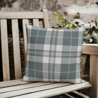 Tartan Block Outdoor Pillow
