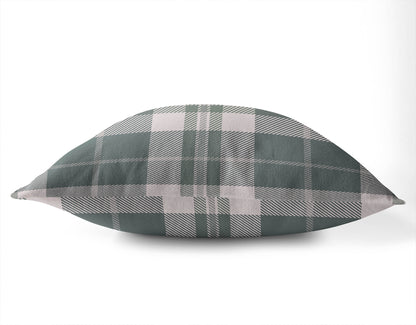 Tartan Block Outdoor Pillow
