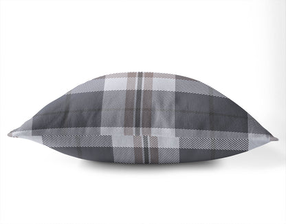 Tartan Block Outdoor Pillow